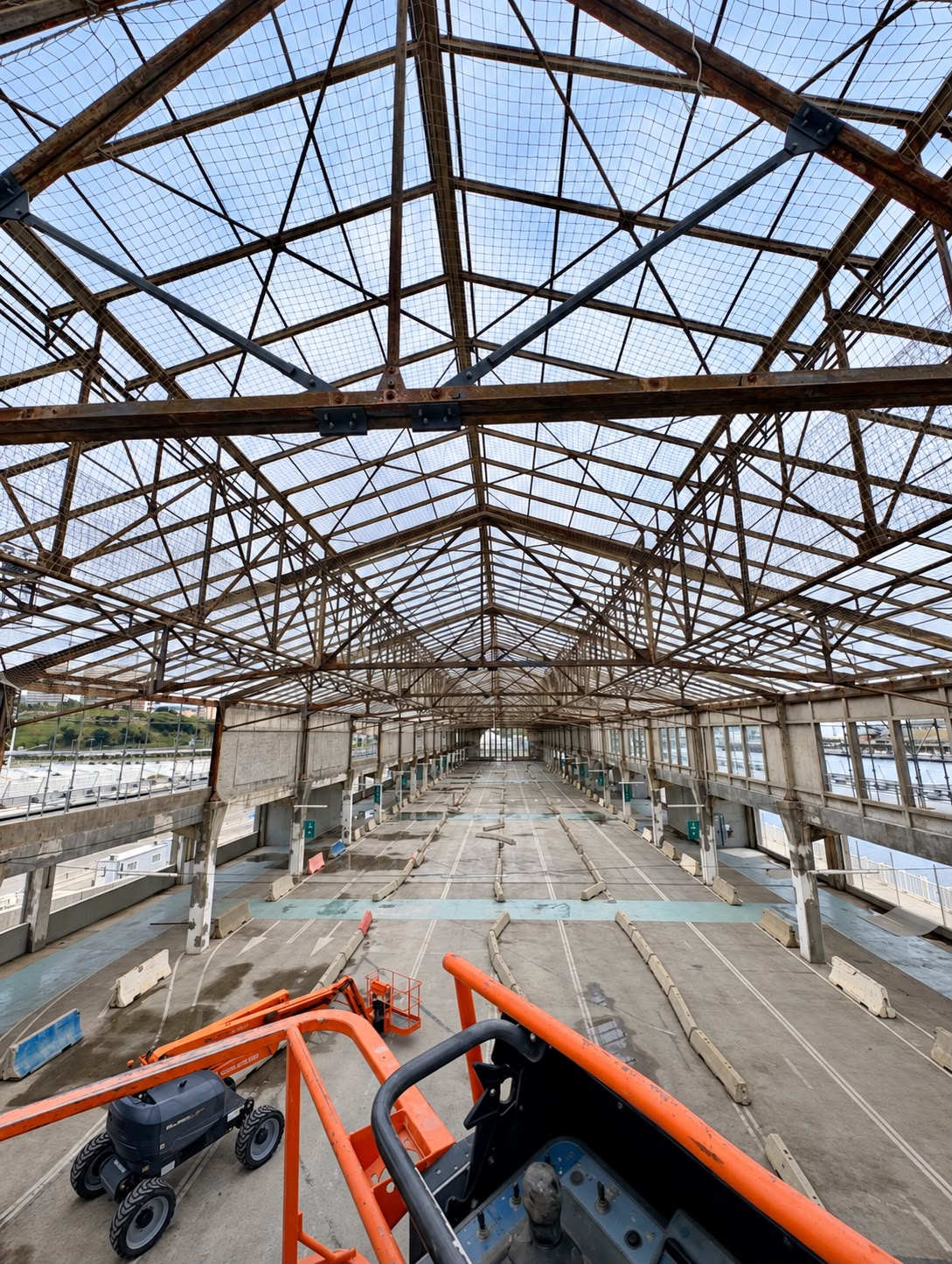 Chantier de grande dimension sécurisé par Chrono Filets